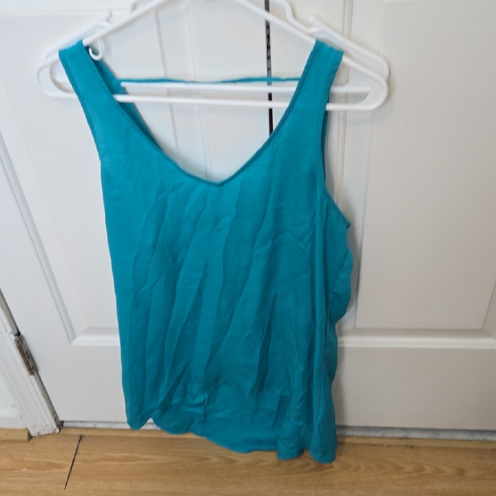 Express Teal Scoop Neck Camisole